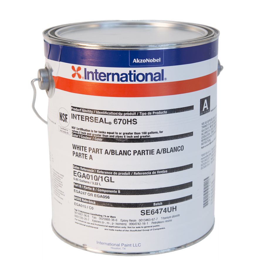 INTERSEAL 670HS - WHITE - 3.21L (5.63 :1)