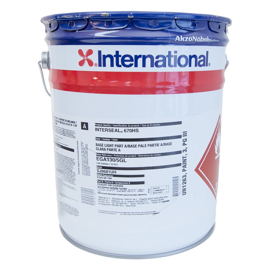 INTERSEAL 670HS - LIGHT COLOR - 16,09L (15.33L + COLORATION) (5.63 :1)